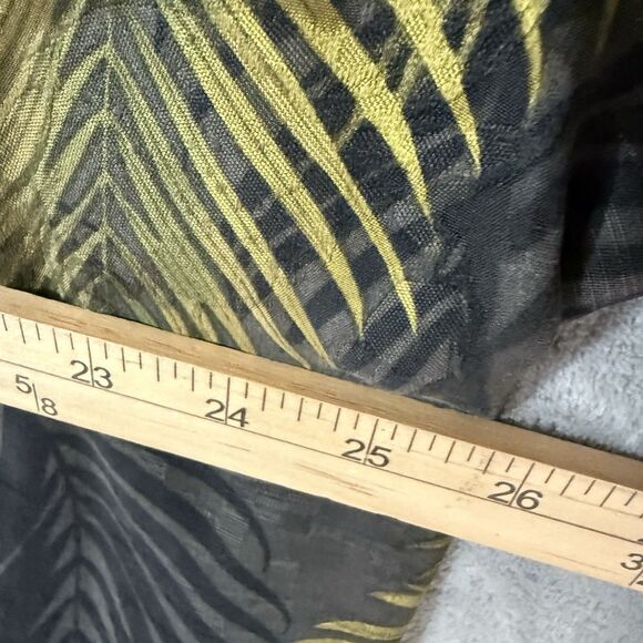 Tommy Bahama Shirt Men XL Black Green Tropical Hawaiian SS Loop Collar 100% Silk - Picture 5 of 7